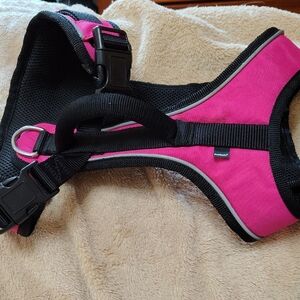 Pink and Black Dog Harness
